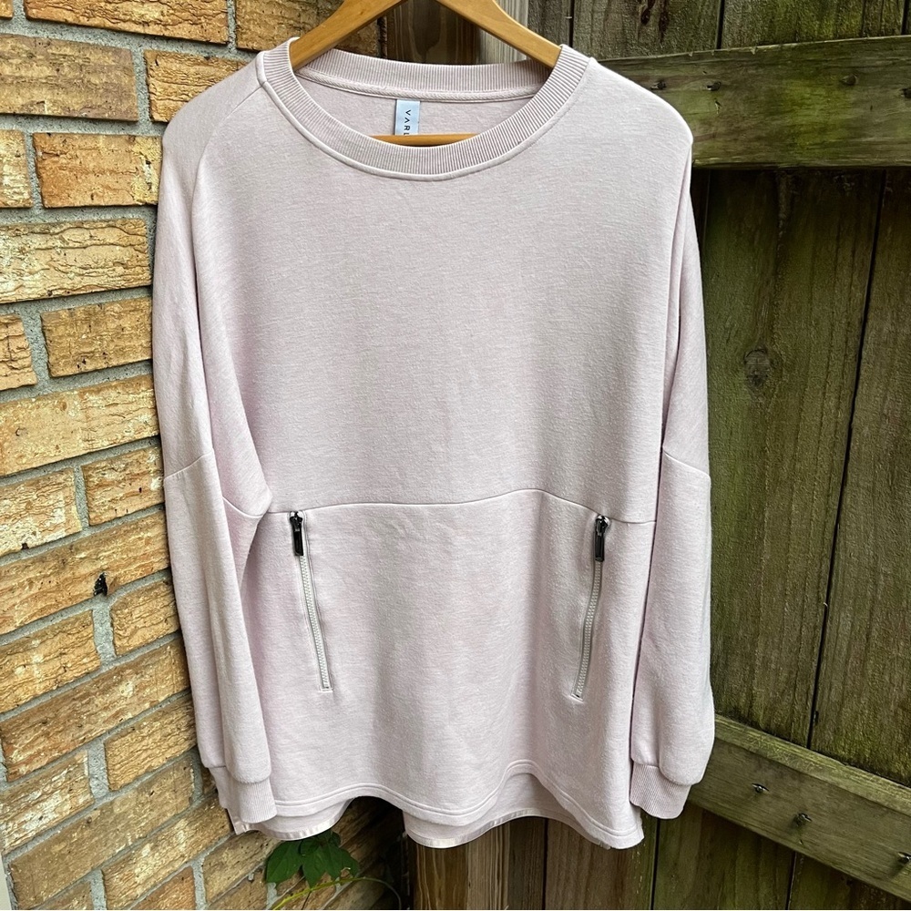 Varley Blush Pink Oversized Sweatshirt